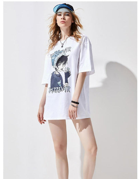 Graphic Oversized Cotton T-Shirt