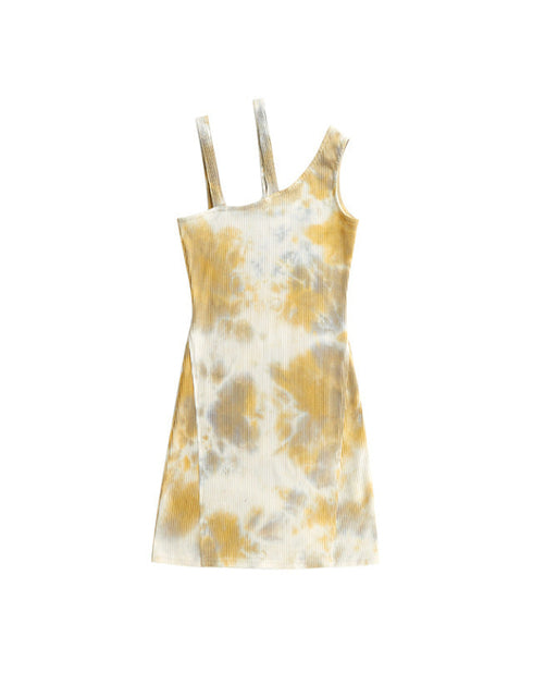 Tie-Dye Sling Mini Dress