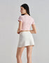 Mid-Rise Casual Skirt