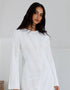 Backless Long Sleeve Mini Dress