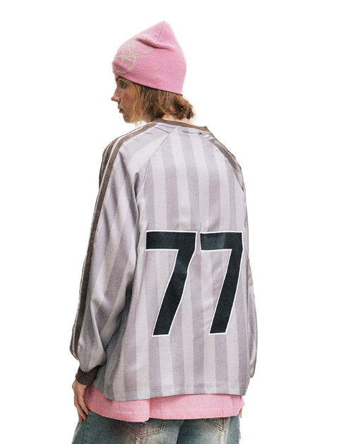 Striped Oversized Top