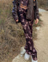 Lace Up Camouflage Pants