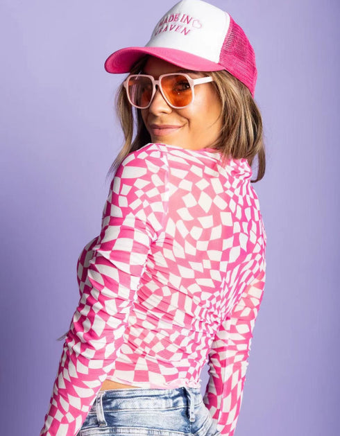 Printed Long Sleeve Top