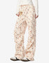 Animal Print Wide-Leg Pants