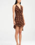 Polka Dot Halter Mini Dress