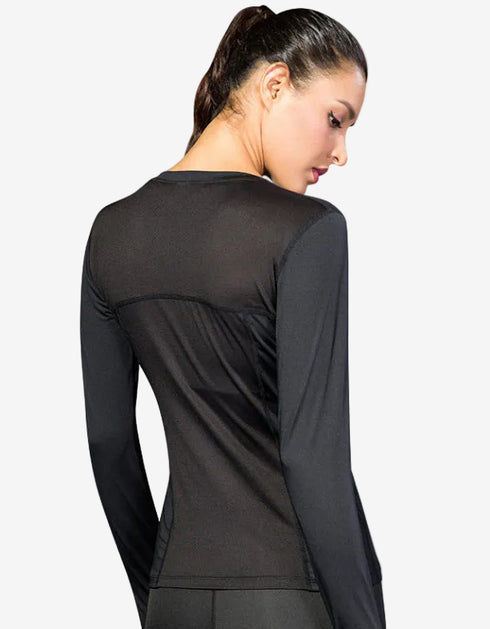 Slim-Fit Active Long Sleeve Top