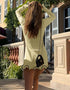 Wave-Trim Body-Fit Mini Dress