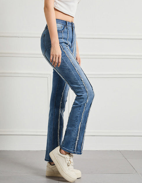 Slim-Fit Mid-Rise Stretch Jeans