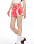 Strawberry Print Mini Skirt
