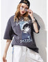 Graphic Oversized Cotton T-Shirt