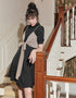 Tie-Front Contrast Dress
