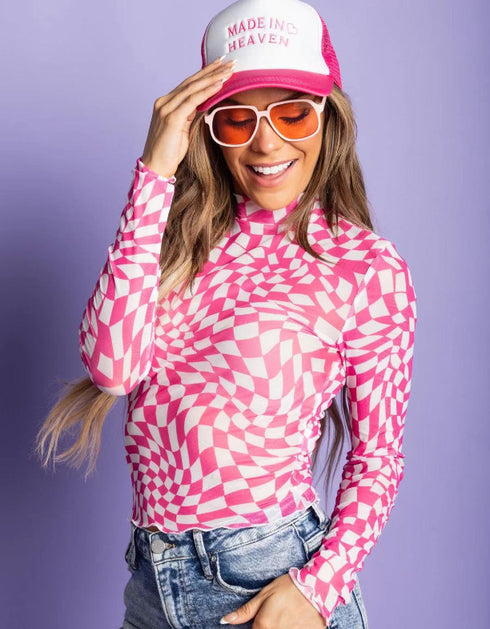 Printed Long Sleeve Top