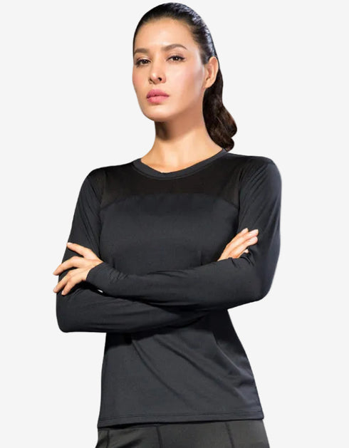 Slim-Fit Active Long Sleeve Top