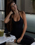 Backless Vest & Straight-Fit Pants Set