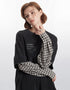 Layered Plaid Sleeve Tee