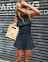 Polka Dot Sleeveless Mini Dress