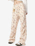 Animal Print Wide-Leg Pants