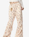 Animal Print Wide-Leg Pants