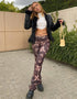 Lace Up Camouflage Pants