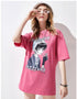 Graphic Oversized Cotton T-Shirt