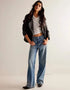 Rhinestone Straight Leg Jeans