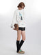 Cute Cat Print Casual Long Sleeve Top