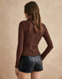 Textured Slim-Fit Blouse