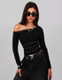 Slim-Fit Studded Top