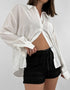 Lace Bow Mini Shorts