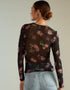 Printed Long Sleeve Top