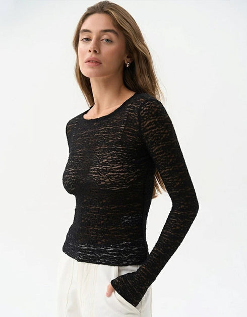 Slim-Fit Long Sleeve Top