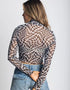Printed Long Sleeve Top