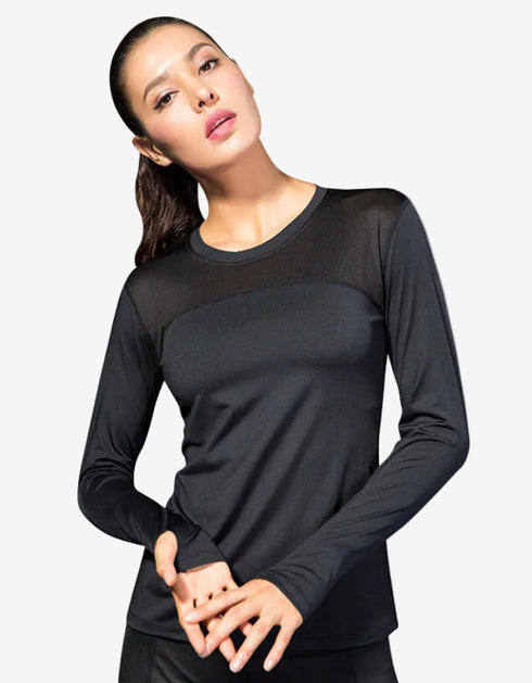 Slim-Fit Active Long Sleeve Top