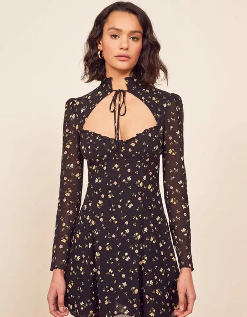 Bloomed Grace Hollow Maxi – Dalbina Luxe Club Wear