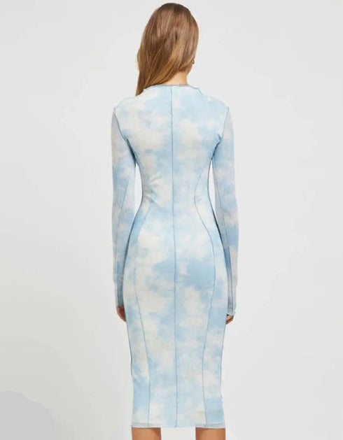Bold Lines Maxi Dress – Long Sleeve Chic Long Sleeve Dress