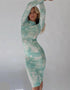 Bold Lines Maxi Dress – Long Sleeve Chic Long Sleeve Dress