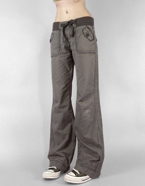 Low Waist Straight Denim Jeans