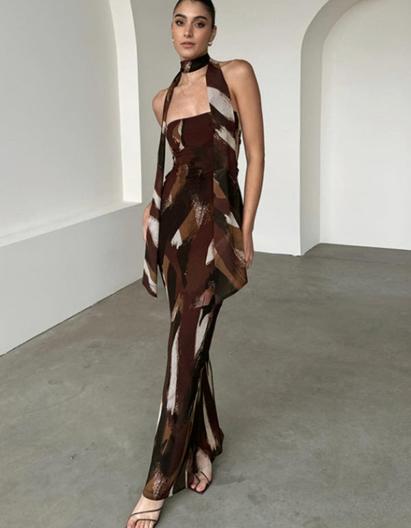 Strapless Slim-Fit Maxi Dress