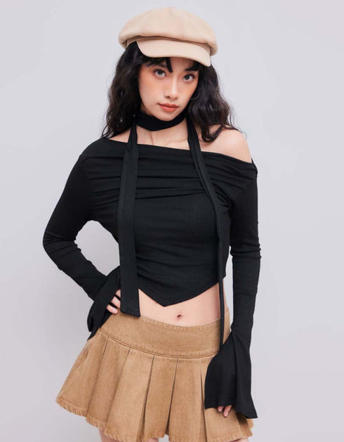Off Shoulder Slim Fit Top