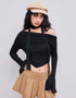 Off Shoulder Slim Fit Top