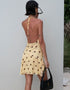 Polka Dot Halter Mini Dress