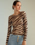 Printed Long Sleeve Top