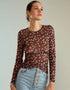 Printed Long Sleeve Top