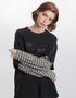 Layered Plaid Sleeve Tee