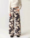 Cow Print Straight Leg Jeans