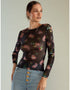 Printed Long Sleeve Top