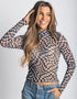 Printed Long Sleeve Top