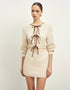 Lace-Up Backless Mini Dress